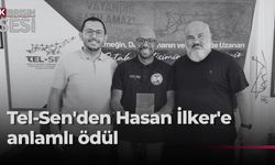 Tel-Sen’den Hasan İlker’e plaket