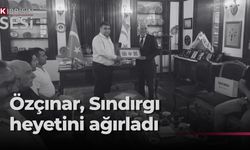 KTBB Başkanı Özçınar, Sındırgı Belediyesi’nden bir heyeti kabul etti