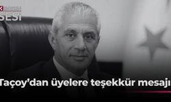 Taçoy: “Bana inanan ve destek veren üyelerimize teşekkürlerimi sunarım”