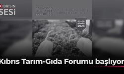 Kıbrıs Tarım-Gıda Forumu 3-5 Kasım'da