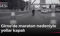 Girne'de yarın maraton bedeniyle bazı yollar kapalı ...