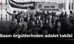 Basın örgütleri Lefkoşa Polis Müdürlüğü önünde açıklama yaptı… “Gazetecilik suç değildir”