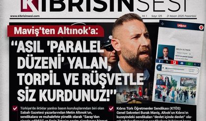 Maviş'ten Altınok’a:  "ASIL 'PARALEL DÜZENİ' YALAN, TORPİL VE RÜŞVETLE SİZ KURDUNUZ!"