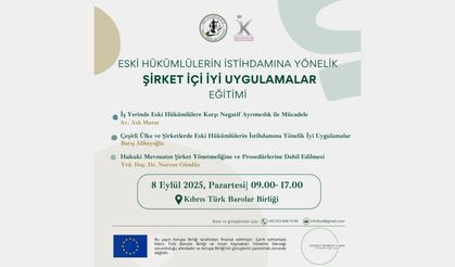 Eski Hükümlülerin İstihdamına Yönelik Şirket İçi İyi Uygulamalar” eğitimi düzenleniyor