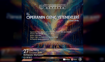 “Operanın Genç Yetenekleri” konseri 27 Haziran’da Bellapais Manastırı’nda düzenlenecek