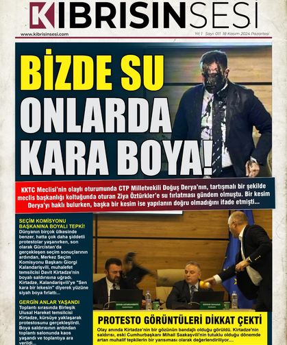 BİZDE SU ONLARDA KARA BOYA