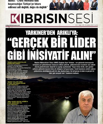 YARKINER’DEN  ARIKLI’YA : “GERÇEK BİR LİDER GİBİ İNİSİYATİF ALIN!”