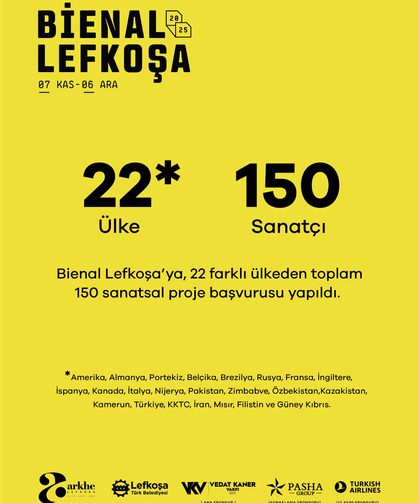 Bienal Lefkoşa’ya 22 ülkeden 150 başvuru yapıldı