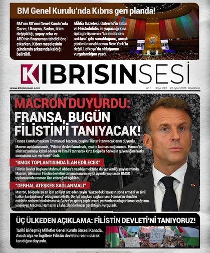 FRANSA BUGÜN FİLİSTİNİ TANIYACAK...