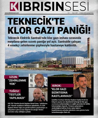 TEKNECİK'TE KLOR GAZI PANİĞİ!