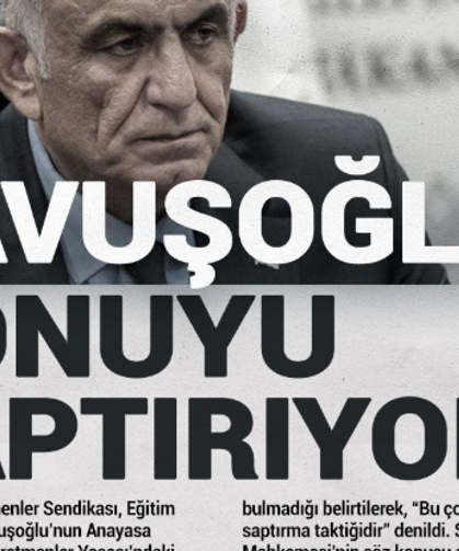 ÇAVUŞOĞLU KONUYU SAPTIRIYOR