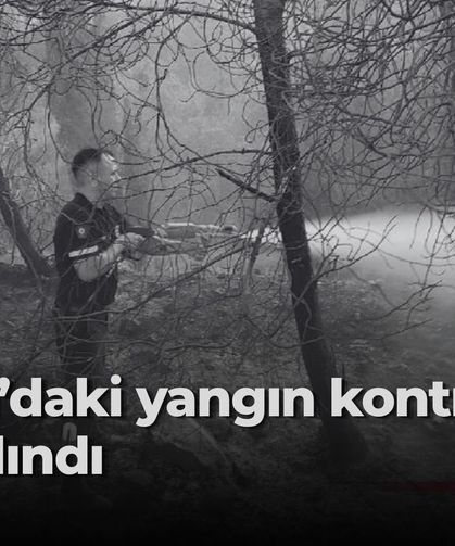 Serdarlı’da yangın müdahalesi: Soğutma çalışmaları sürüyor