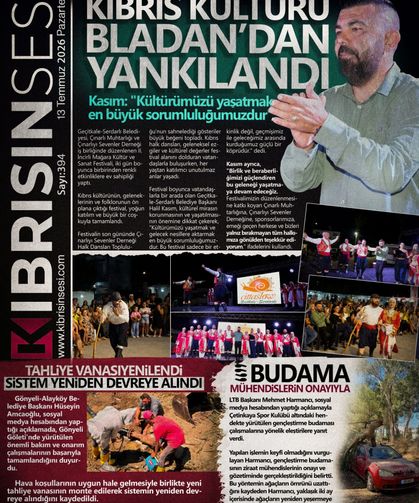 KIBRIS KÜLTÜRÜ BLADAN'DAN YANKILANDI