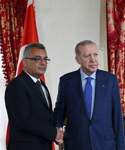 Erdoğan'dan Cumhurbaşkanı Erhürman'a geçmiş olsun telefonu