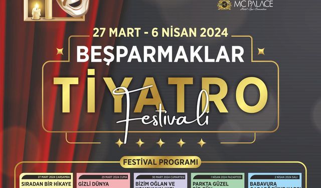 "Beşparmaklar Tiyatro Festivali" 27 Mart - 6 Nisan tarihleri arası Çatalköy'de...