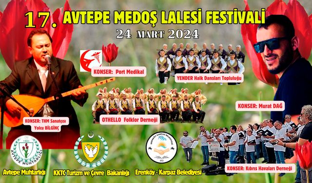 17. Avtepe Medoş Lalesi Festivali bu pazar yapılıyor