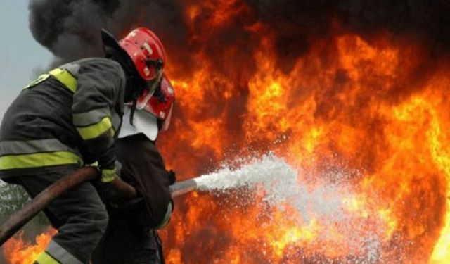 Hamitköy'de ev yangını
