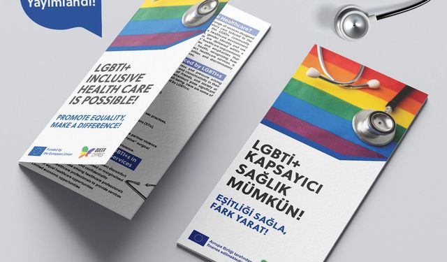 Kuir Kıbrıs Derneği, Evrensel Hasta Hakları Derneği işbirliğiye "LGBTİ+ Kapsayıcı Sağlık Mümkün" broşürünü yayımladı
