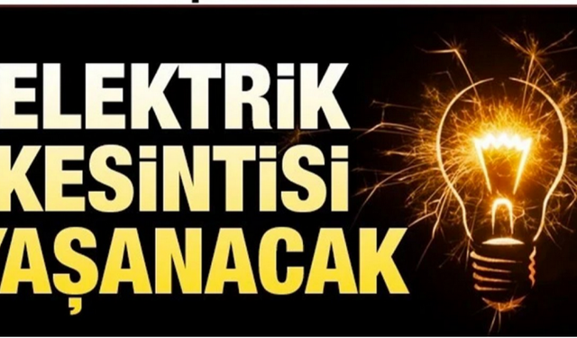 Güzelyurt ve Lefke'de yarın elektrik kesintisi yapılacak