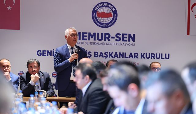 Memur-Sen Başkanlar Kurulu Toplantısı Mağusa’da yapıldı