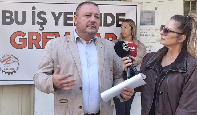 ADA-SEN, Gazimağusa Ehliyet Şubesi’nde grev yaptı