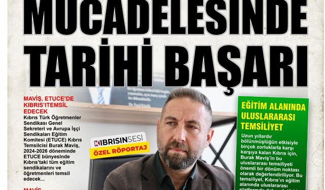 BARIŞ VE DEMOKRASİ  MÜCADELESİNDE  TARİHİ BAŞARI… MAVİŞ, ETUCE’DE KIBRIS’I  TEMSİL EDECEK