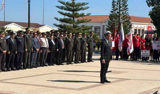 19 Mayıs Atatürk’ü Anma Gençlik ve Spor Bayramı Güzelyurt’ta düzenlenen törenle kutlandı