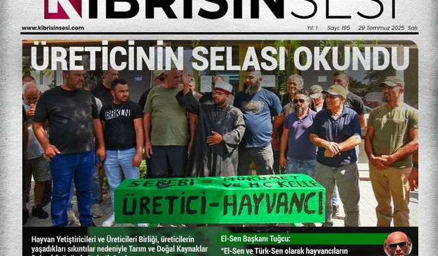 ÜRETİCİNİN SELASI OKUNDU