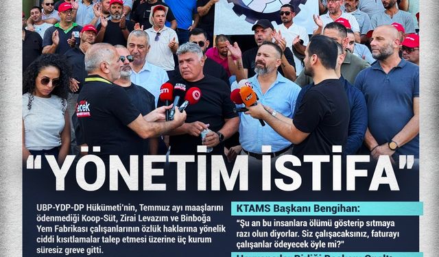 “YÖNETİM İSTİFA”
