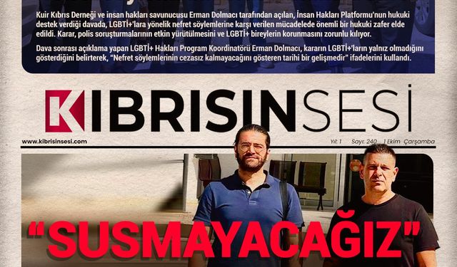 Susmayacağız...