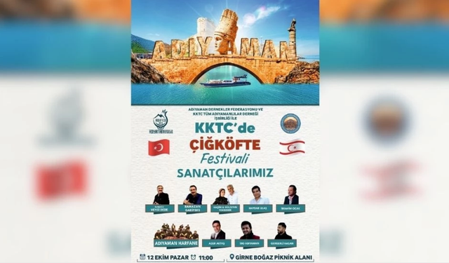 “Çiğköfte Festivali’nde Kardeşlik Sofrasında Buluşuyoruz” etkinliği 12 Ekim’de Girne’de yapılacak