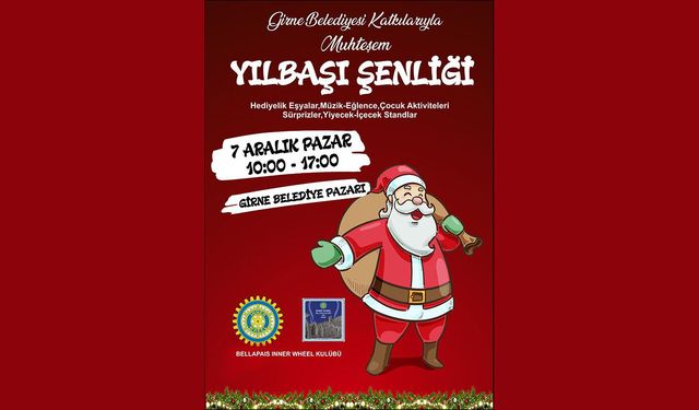 Girne'de pazar günü ‘Yılbaşı Şenliği’ düzenleniyor