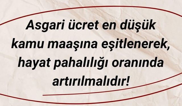 Basın-Sen’den Asgari Ücret Tespit Komisyonu’na sert eleştiri