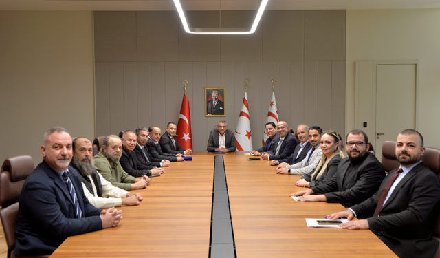 Cumhurbaşkanı Erhürman, KTSYD Yönetimini Kabul Etti