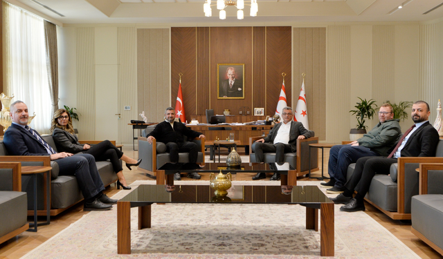 Basın-Sen’den Cumhurbaşkanı Erhürman’a Ziyaret