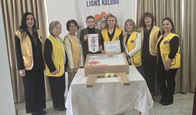 Lefkoşa Başkent Lions Kulübü’nden eğitime katkı