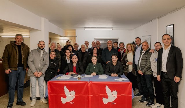 TDP Güzelyurt’ta güven tazeledi: İlçe başkanı yeniden Metin Ertop