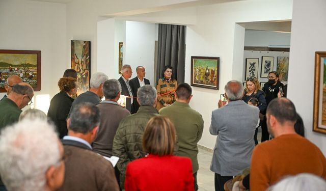 “İNSANIN ANLAM ARAYIŞINDAN FRAGMANLAR” GÖNYELİ’DE SANATSEVERLERLE BULUŞTU