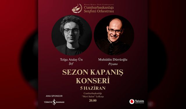 KKTC CSO'dan sezon kapanış konseri