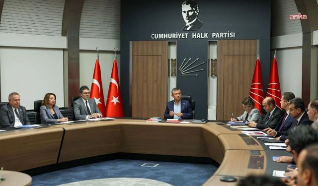 CHP MYK olağanüstü toplandı