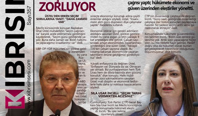 BUGÜNÜN MANŞETİ | İKTİDAR “İCRAAT” DİYOR, MUHALEFET “SEÇİM TARİHiNİ” ZORLUYOR!