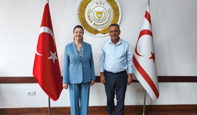 Uluçay, Trabzon temasları kapsamında Başkonsolos Demirel ve gazilerle bir araya geldi