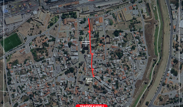 Gazimağusa Suriçi’nde Mahmut Celaleddin Sokak trafiğe kapatıldı