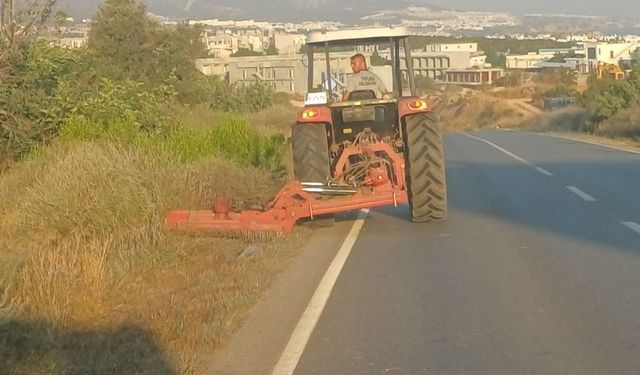 Tatlısu Belediyesi anayollardaki temizlik çalışmalarını sürdürüyor