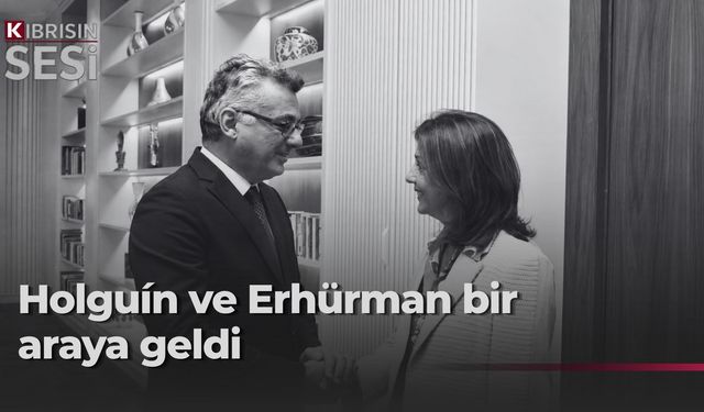 Erhürman, BM Temsilcisi Holguín'i kabul etti