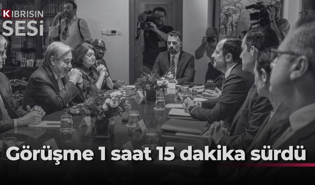 Guterres-Hristodulidis görüşmesi tamamlandı