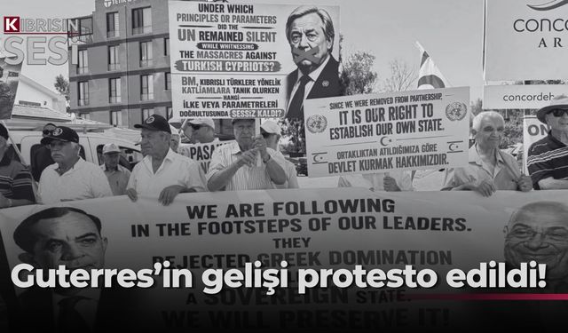 Guterres-Erhürman Görüşmesi öncesi Sivil Savunma Çemberi’nde eylem