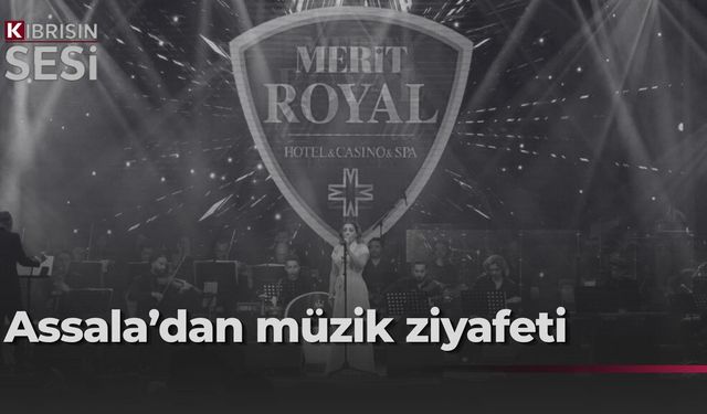 Orta Doğu'nun güçlü sesi Assala, Merit Royal Diamond'da unutulmaz bir konsere imza attı
