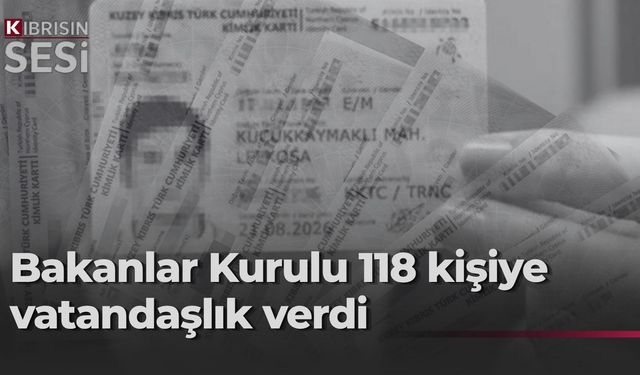 Resmî Gazete'de yayımlandı: 118 kişiye KKTC vatandaşlığı