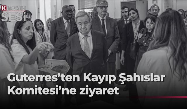 KŞK, Guterres’in Antropoloji Laboratuvarı’nı ziyaretini memnuniyetle karşıladı